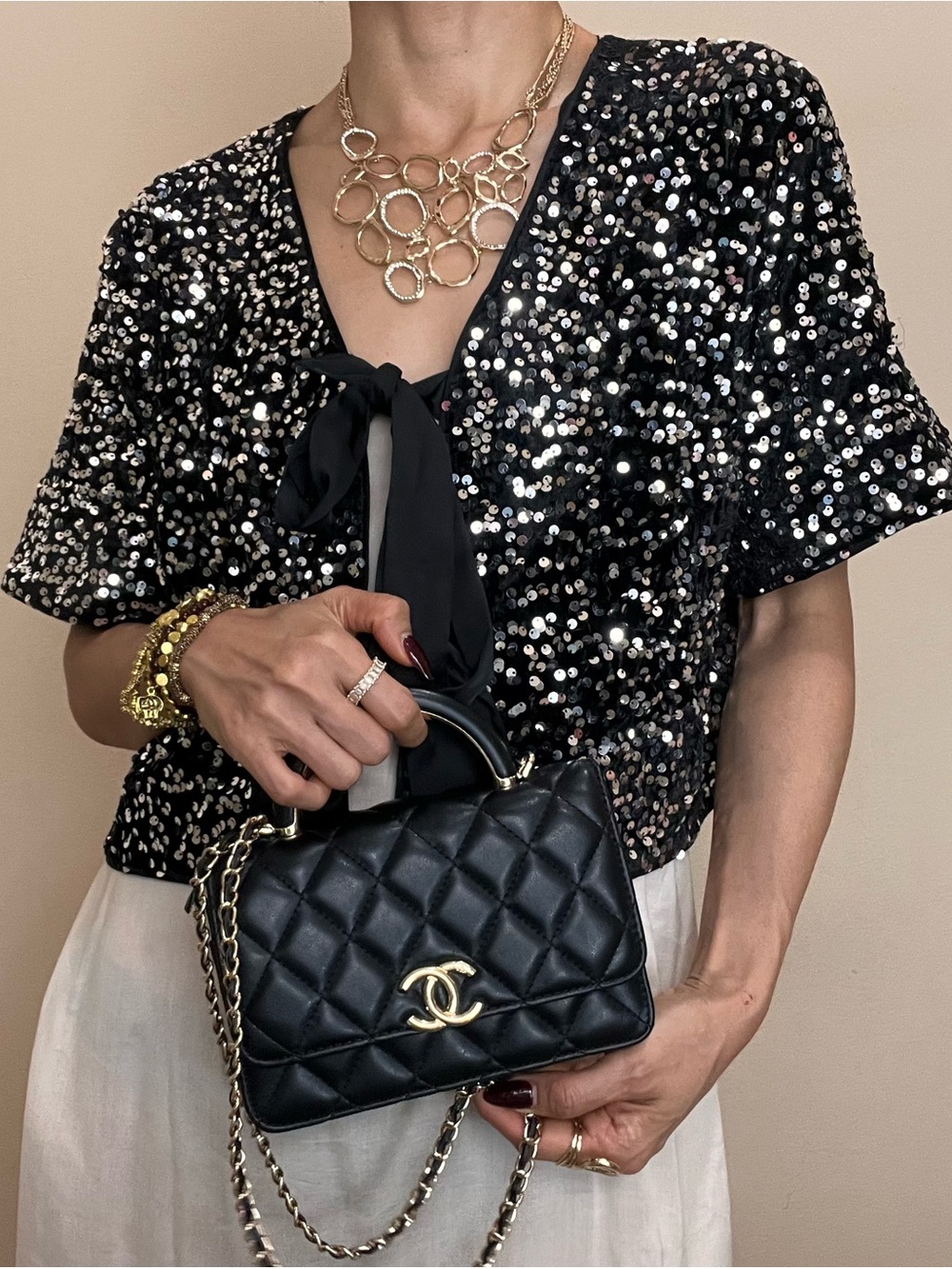 Brand new Cece sequins top